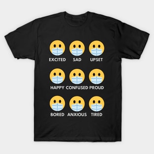 Face Mask Moods T-Shirt